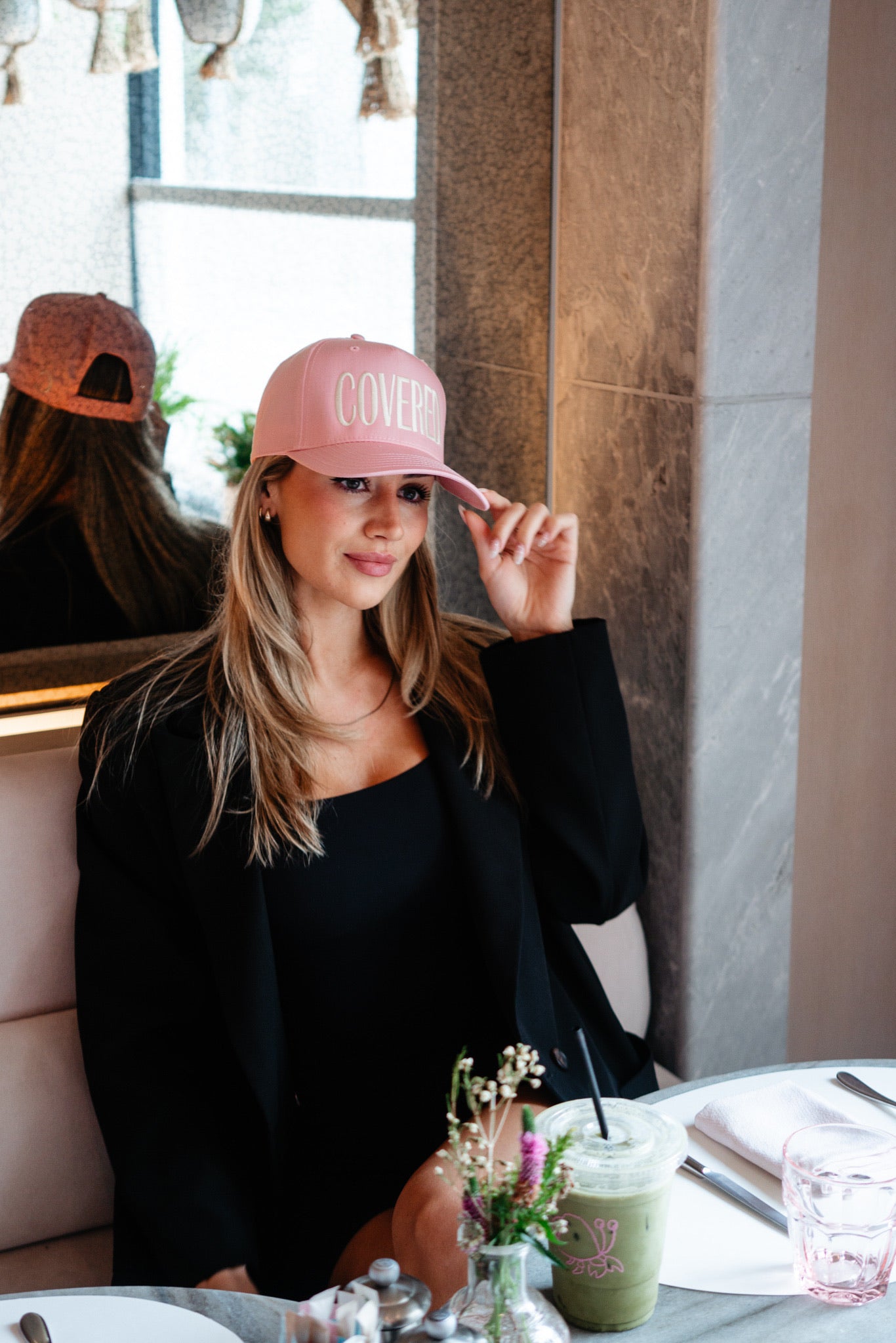THE TESTIMONY TRUCKER - SOFT PINK HAT