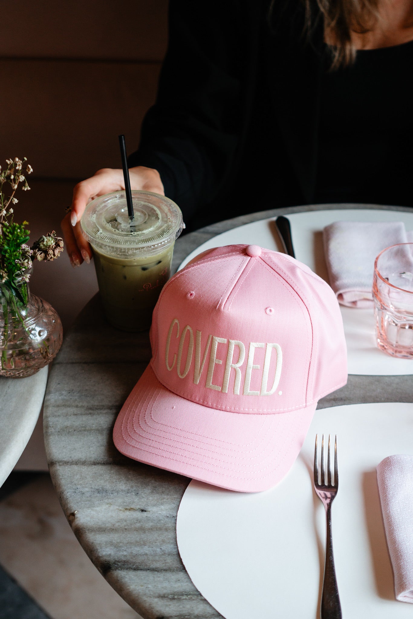 THE TESTIMONY TRUCKER - SOFT PINK HAT