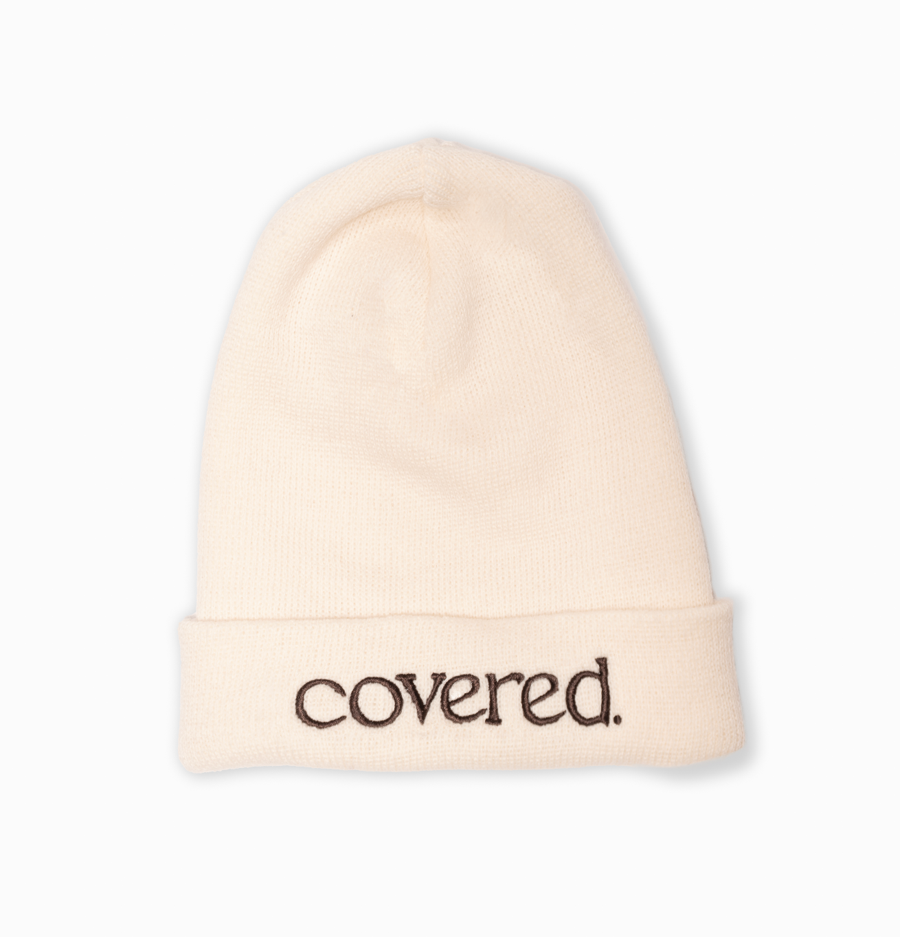 COVERED BEANIE - IVORY