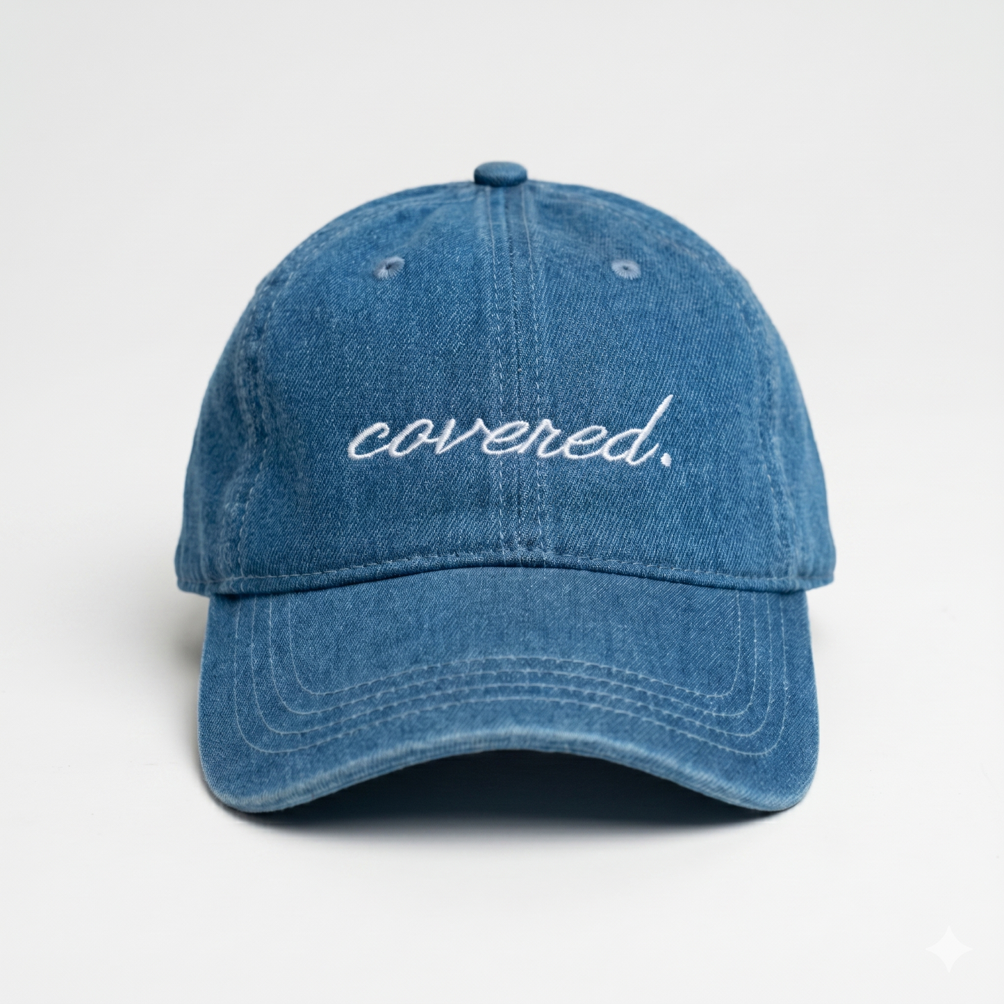 THE TESTIMONY TRUCKER- DARK DENIM HAT