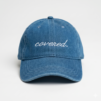THE TESTIMONY TRUCKER- DARK DENIM HAT