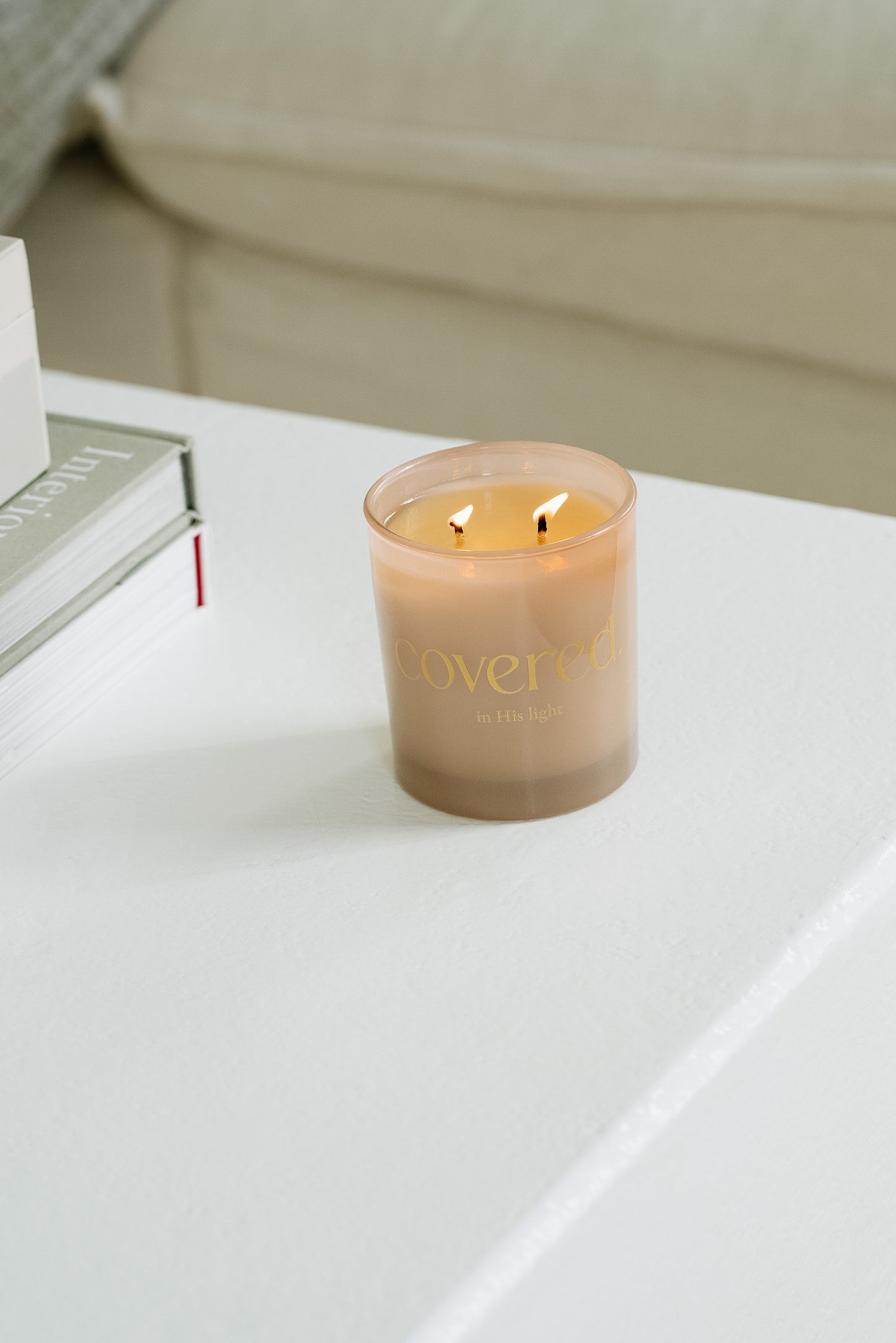 Covered x Nellamoon Candle - Cashmere & Cedarwood