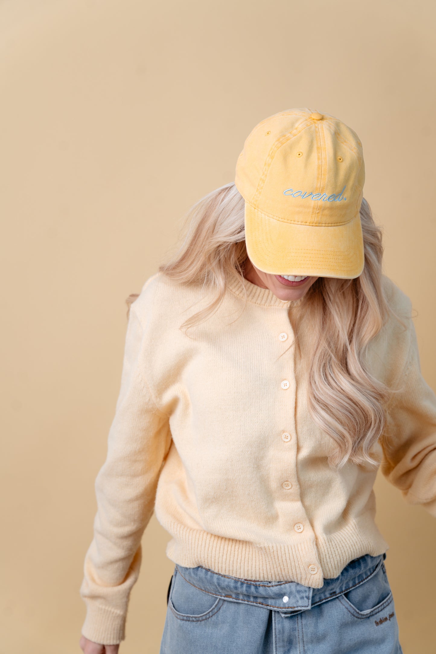 THE TESTIMONY TRUCKER-BUTTER YELLOW HAT