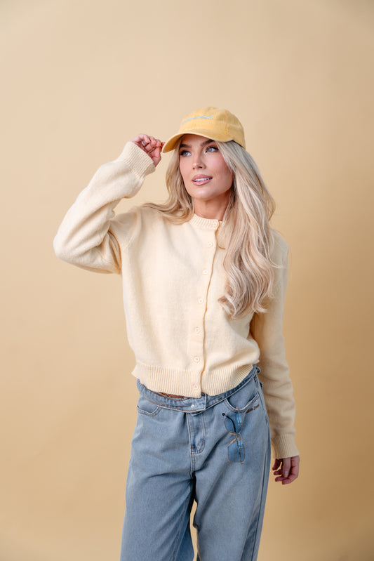 THE TESTIMONY TRUCKER-BUTTER YELLOW HAT