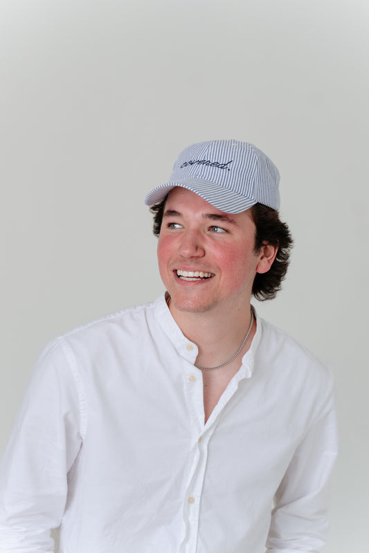 THE TESTIMONY TRUCKER - SEERSUCKER HAT