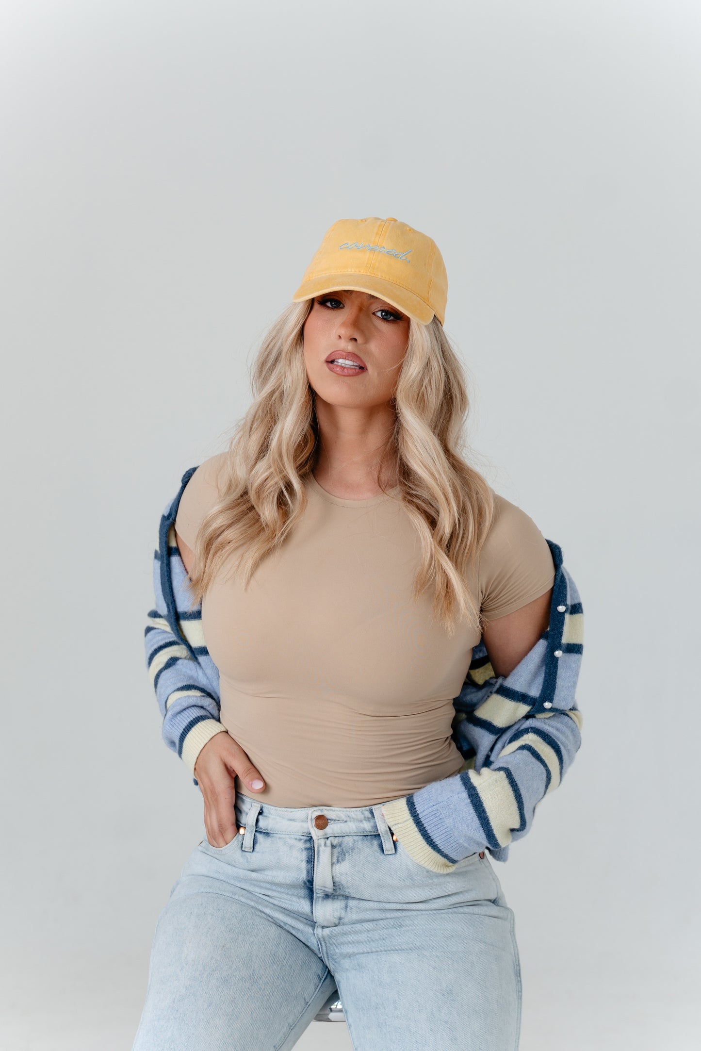 THE TESTIMONY TRUCKER-BUTTER YELLOW HAT