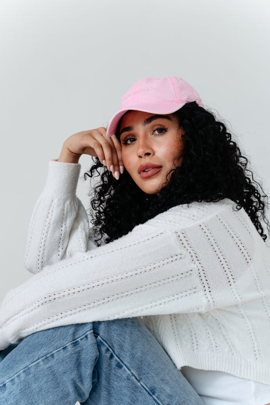 THE TESTIMONY TRUCKER - BLOOM PINK HAT