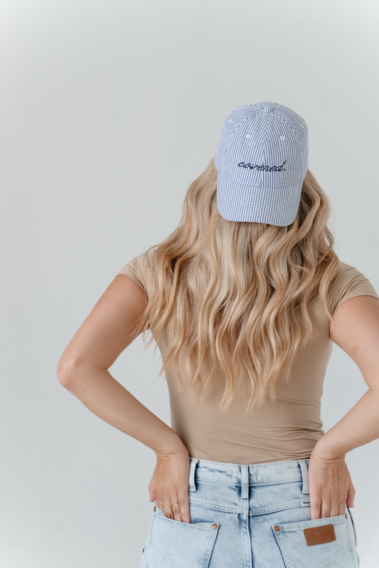 THE TESTIMONY TRUCKER - SEERSUCKER HAT