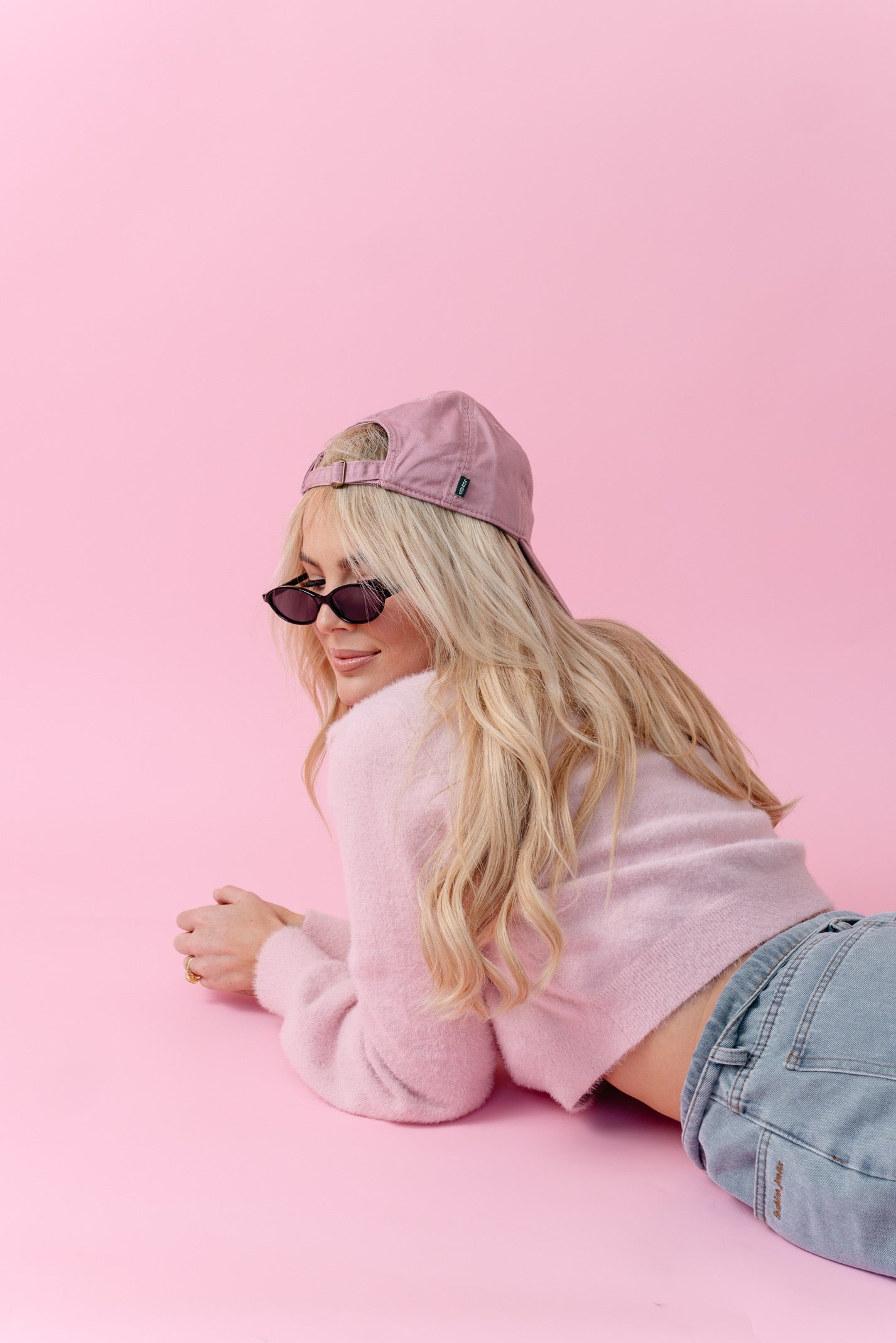 THE TESTIMONY TRUCKER- DUSTY ROSE HAT