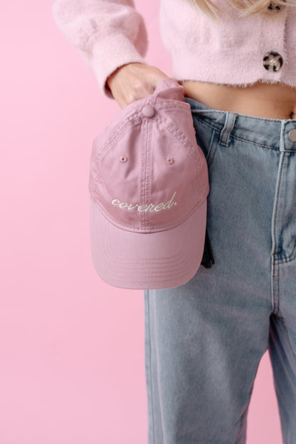 THE TESTIMONY TRUCKER- DUSTY ROSE HAT