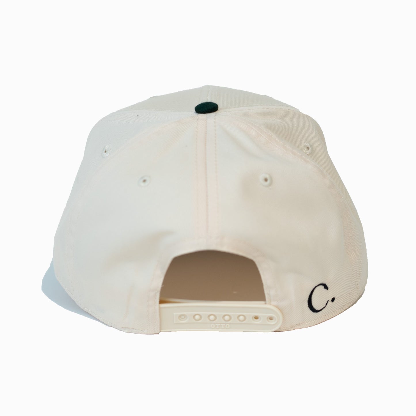 THE TESTIMONY TRUCKER - NATURAL/DARK GREEN WITH BLACK THREAD