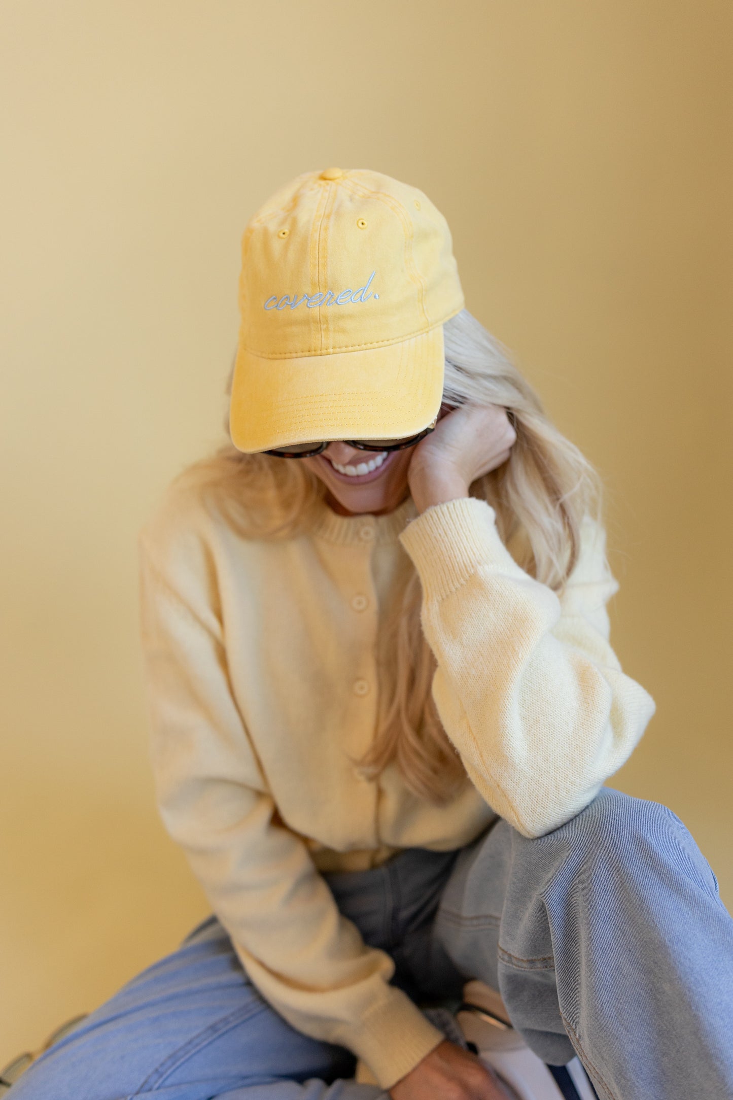 THE TESTIMONY TRUCKER-BUTTER YELLOW HAT