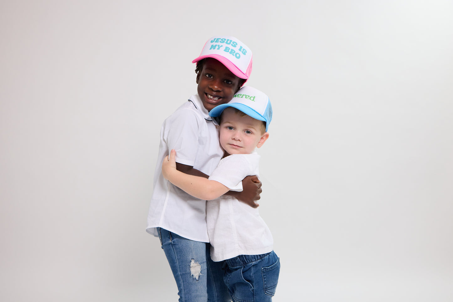 THE TESTIMONY TRUCKER YOUTH - BABY BLUE & LIME GREEN