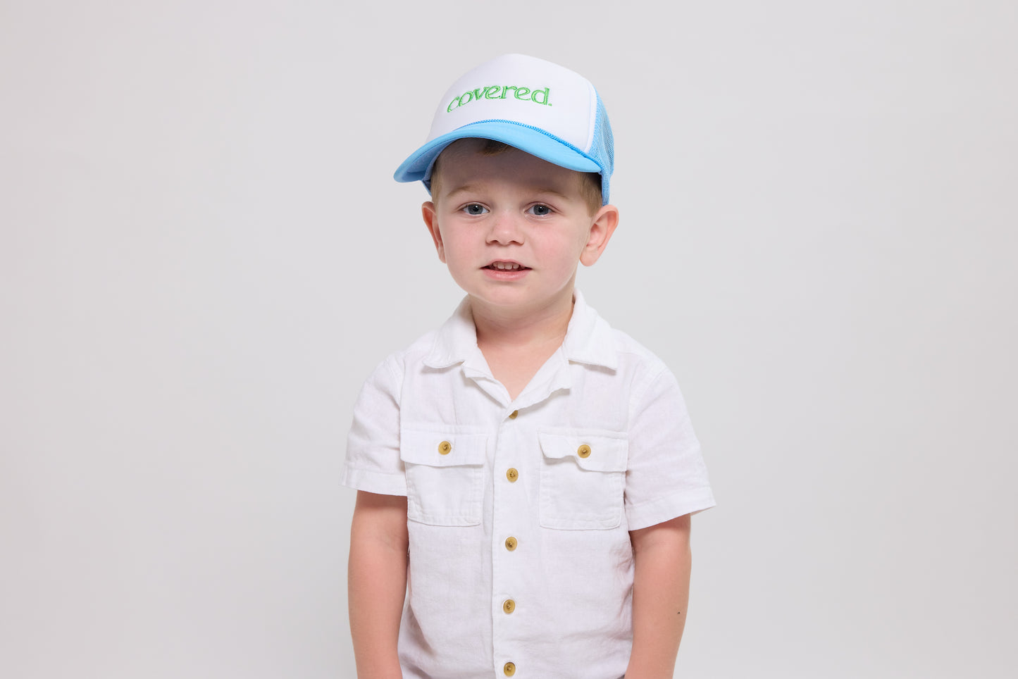 THE TESTIMONY TRUCKER YOUTH - BABY BLUE & LIME GREEN