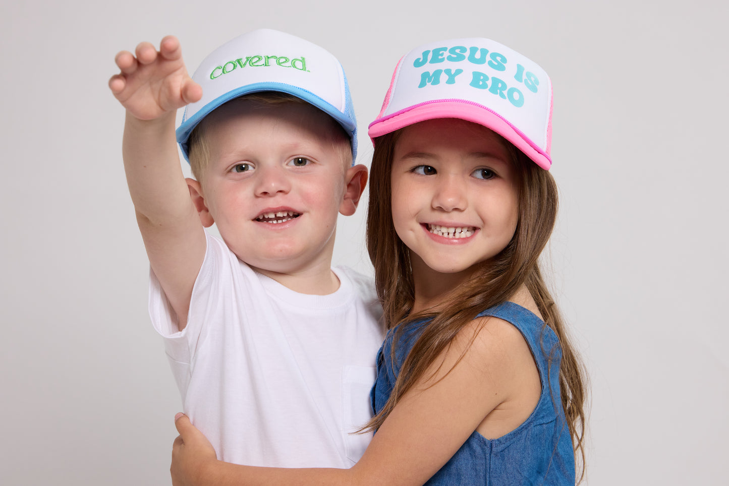 THE TESTIMONY TRUCKER YOUTH - BABY BLUE & LIME GREEN