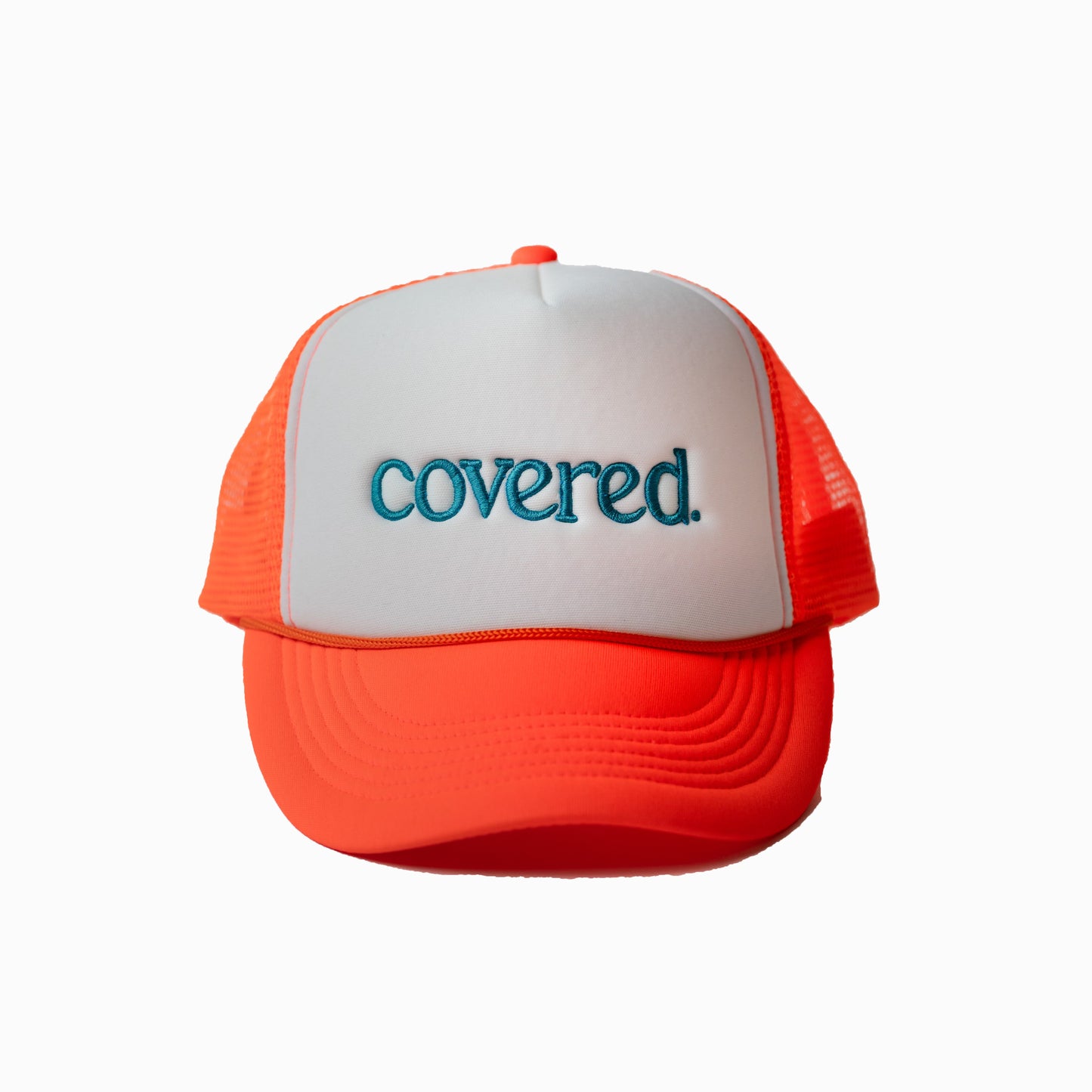 THE TESTIMONY TRUCKER YOUTH - NEON ORANGE & TURQUOISE