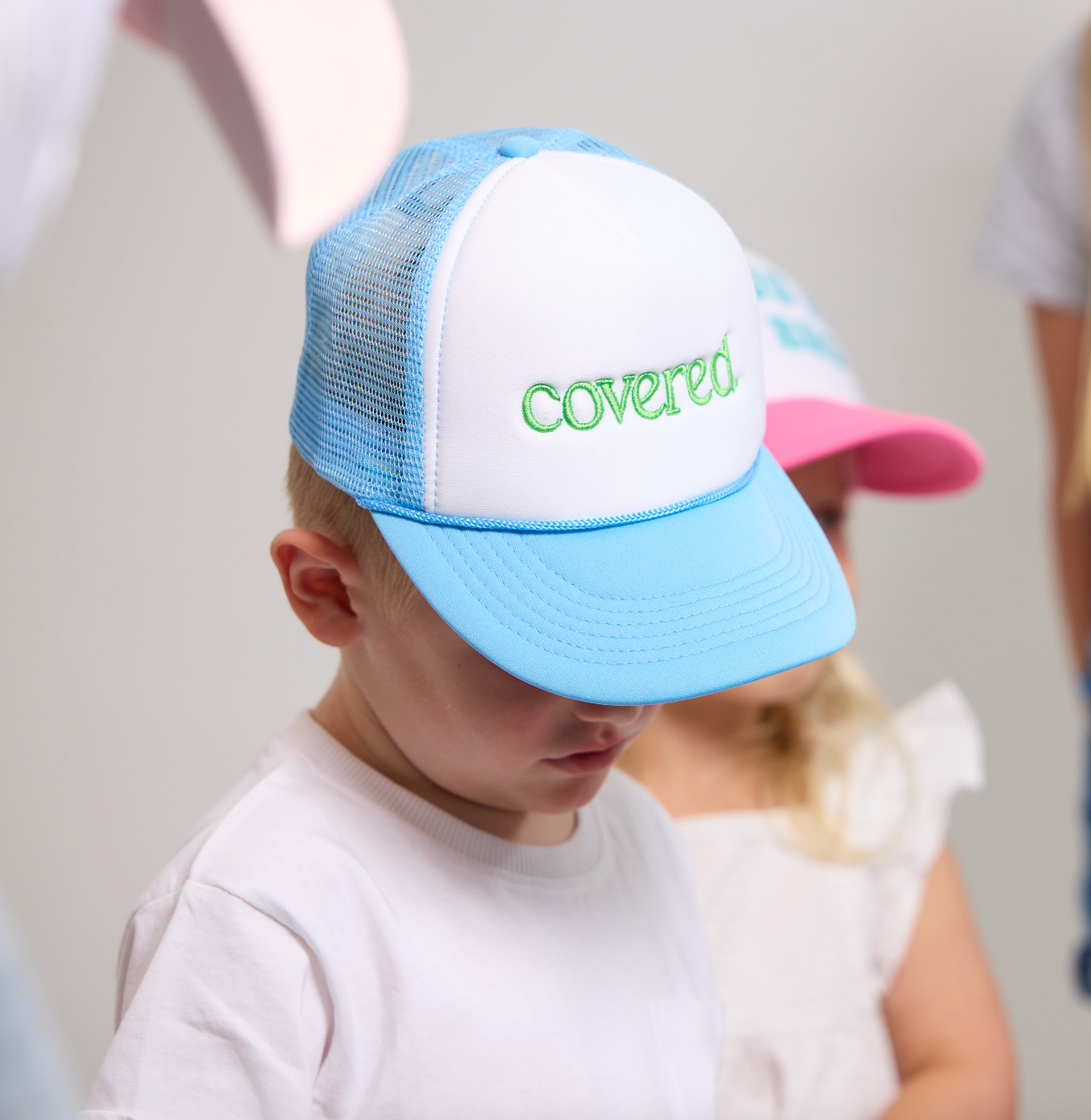 THE TESTIMONY TRUCKER YOUTH - BABY BLUE & LIME GREEN