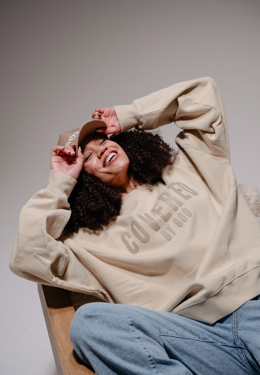 COVERED BY GOD CREWNECK SWEATSHIRT