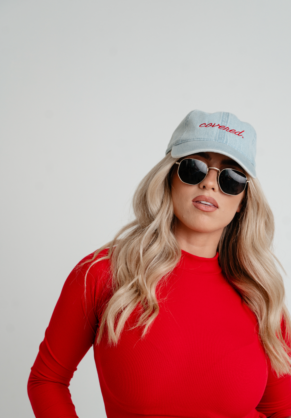 THE TESTIMONY TRUCKER - LIGHT DENIM HAT