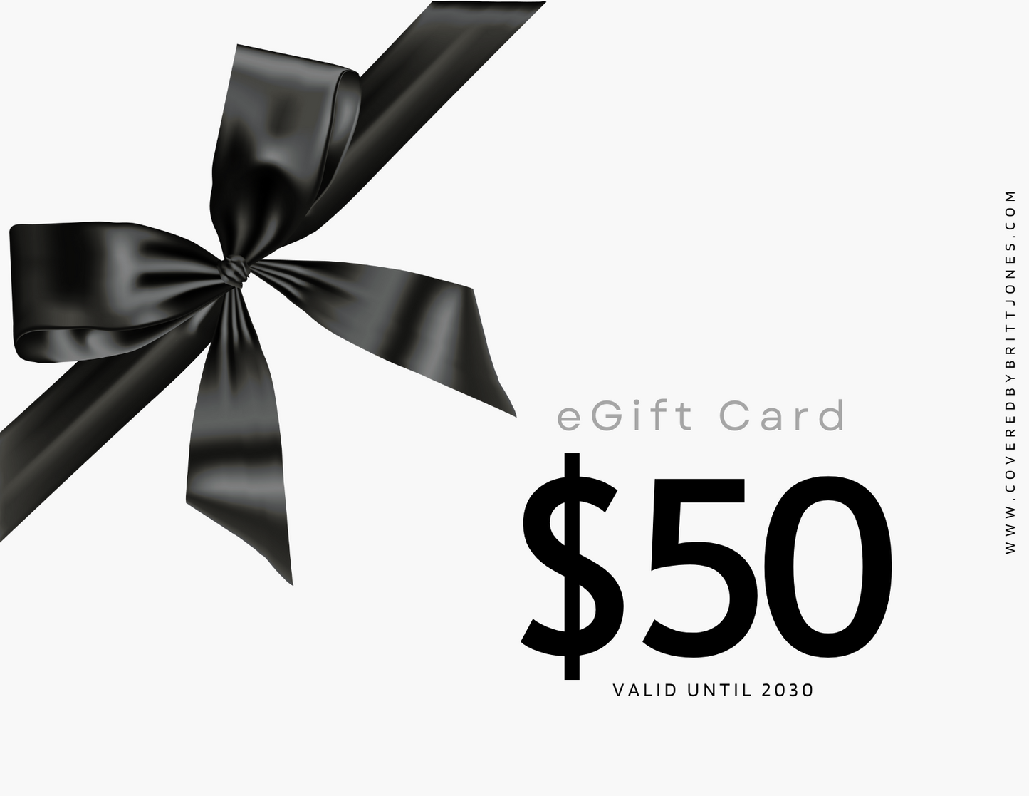 eGift Card - Covered by Britt Jones